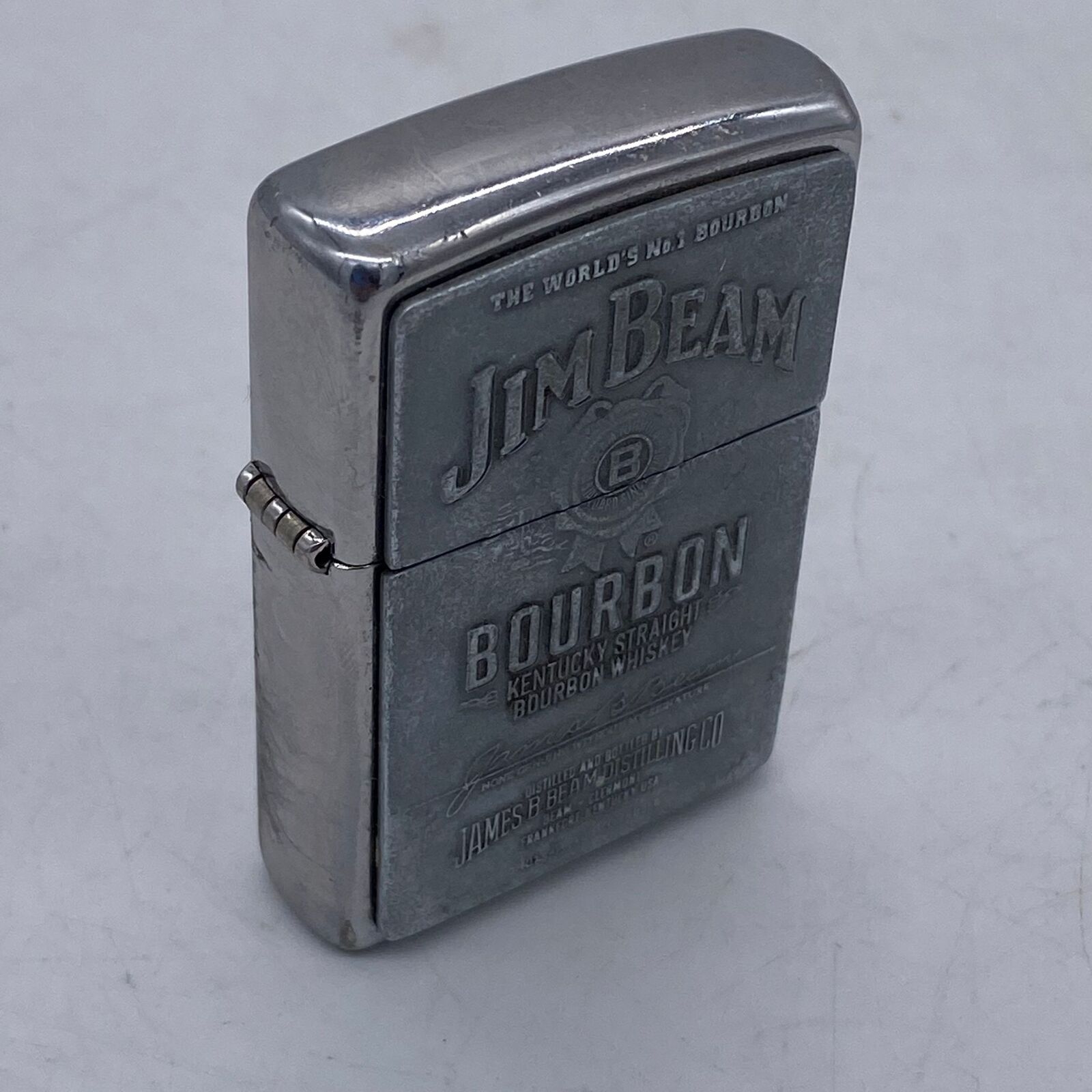 Zippo Lighter Jim Beam Bourbon Whisky Pocket Lighter (Prer-owned)