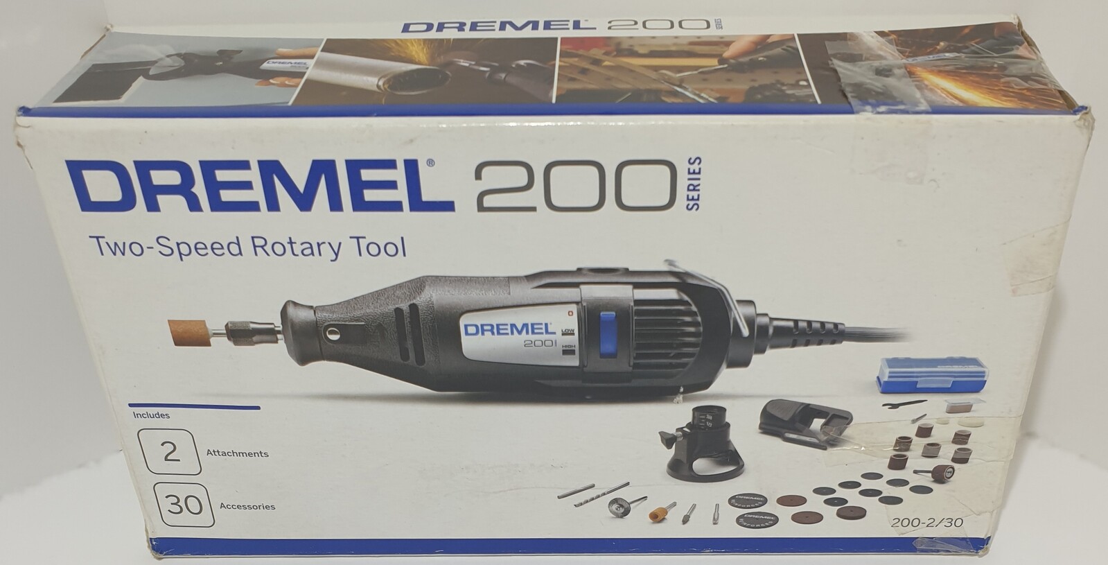 Dremel 200 230 240v 200 Series 2 Speed Rotary Tool Kit W Accessories Ebay 8597