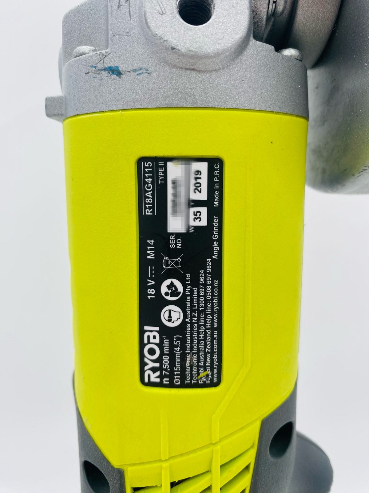 Ryobi r18ag4115 discount