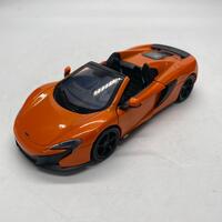 Motormax McLaren 650S Spider Orange 1/24 Scale Collectible Diecast Model Car