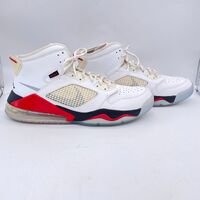 Jordan Mars 270 White Fire Red Size 13 US Men's Sneakers (Pre-owned)