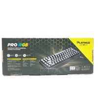 Playmax Pro RGB Backlit Mechanical Mini Gaming Keyboard Black PMPMMKB