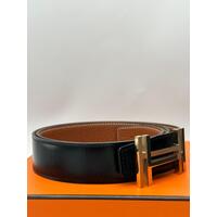 Hermès H Reversable Belt cuir seul de ceinture Size 32mm (Pre-owned)