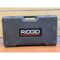 Ridgid 690-I Hand-Held Power Driver Pipe Threading Machine Die Heads and Clamp