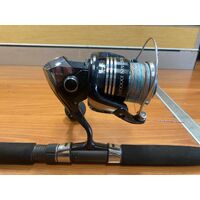 Daiwa Fishing Rod and Reel Combo Saltist Shimano Sustain 10000FG Line 1 Lure