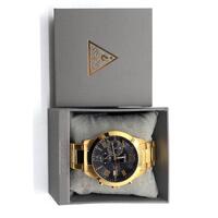 Guess W0668G8 Atlas Gold Stainless Steel Chronograph Black Dial Mens Watch