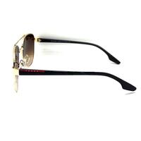 Prada Linea Rossa Gold Gradient Brown Unisex Sunglasses 4021 57 15 140