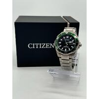 Citizen Promaster Automatic Divers Watch 200m Black Dial Titanium Bracelet