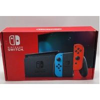 Nintendo Switch HAC-001 (-01) Neon Blue/Red Handheld Gaming Console with Dock