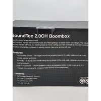 SoundTec 2.0 CH Boombox Portable Wireless Bluetooth Speaker SPK-ST40-972