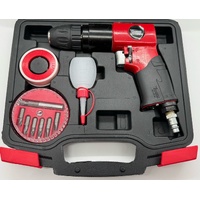 Taurus Titanium Air Drill Kit 41473 with Attachments in Case