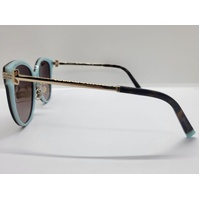 Tiffany & Co TF4193 Brown Gradient Havana On Tiffany Blue Ladies Sunglasses