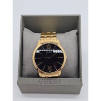 Guess Mens Stainless Steel Classic Oversized Gold Tone Watch U1073G2