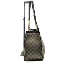 Genuine Gucci Padlock Medium GG Shoulder Bag with Key Lock Closure Chain Straps