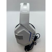 Sonic B Wired Gaming Headset White Lightweight Adjustable Headband