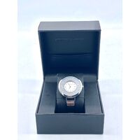 Pierre Cardin Ladies Silver White Dial Stainless Steel Analog Watch