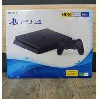 Sony PlayStation 4 Slim 500GB Console Black with Controller and Leads