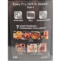 Tefal Easy Fry Grill and Steam XXL 3 in 1 Air Fryer 7 Smart Programs