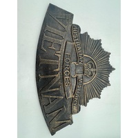 AMF Australian Military Forces Vietnam Cast Iron Plaque