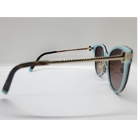 Tiffany & Co TF4193 Brown Gradient Havana On Tiffany Blue Ladies Sunglasses