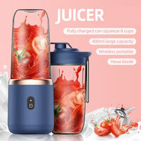 Wireless Blender Juicer & Smoothy, USB Rechargeable Multi-Function (NEW)