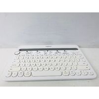 Logitech Bluetooth Multi-Device Keyboard K480 White for Windows Mac Computers