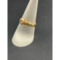 Ladies 18ct Yellow Gold with Diamond (Pre-Owned)