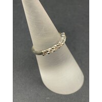 Ladies 9ct White Gold Diamond Ring (Pre-Owned)