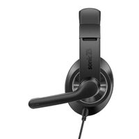 Sonic B Hi-Res Stereo Multi-Device Universal Headset Black with Noise Reduction