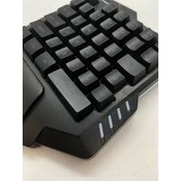 Playmax RGB One Handed Corded Mechanical Mini Gaming Keypad Compact Design