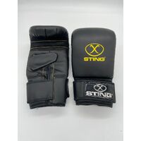 Sting Armaplus SAS Boxing Bag Mitts Black/Yellow Size XL + Bag (Pre-owned)