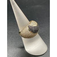 Ladies 9ct Yellow Gold Ring (Pre-Owned)