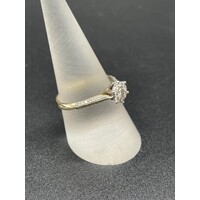 Ladies 9ct Yellow Gold Ring (Pre-Owned)