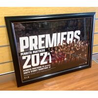 Penrith Panthers 2021 NRL Premiers Framed Limited Edition SportsPrint with COA