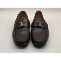 Tod’s Brown Leather Men's Loafers Size 8 US (Pre-owned)