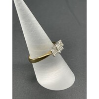 Ladies 18ct Yellow Gold Diamond Ring (Pre-Owned)