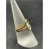 Ladies 9ct Yellow Gold Interlock Swirl Design Ring