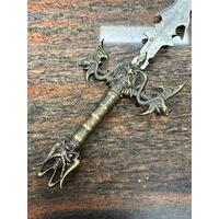 Medieval Snake and Demon Style Collector Sword Limited Edition Collectable