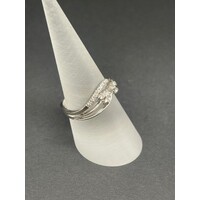 Ladies 18ct White Gold Ring (Pre-Owned)