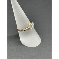 Ladies 9ct Yellow Gold Ring (Pre-Owned)