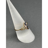 Ladies 9ct Yellow Gold Gemstone Ring (Pre-Owned)