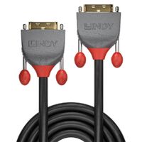 Lindy 20m 65.6ft DVI-D SLD Dual Link Cable Gold Line Anthra 36228