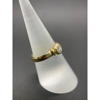 Ladies 18ct Yellow Gold Diamond Ring