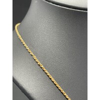 Ladies 18ct Yellow Gold Margarita Link Necklace