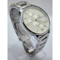 Roberto Carati Jarrod Multifunction Mens Silver Watch Stainless Steel Case