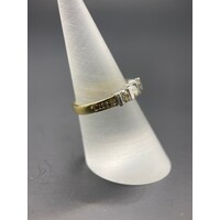 Ladies 18ct Yellow Gold Diamond Ring