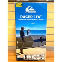 Quiksilver Racer Inflatable Stand Up Paddle Board Package with Accessories