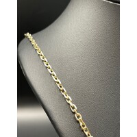 Ladies 14ct Yellow Gold Cable Link Necklace