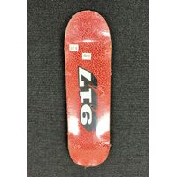 Call Me 917 Sprinkle Red Skateboard Deck Alex Size: 8.25 Inch Length 31.827