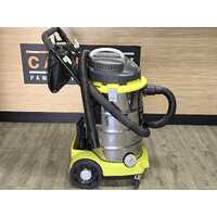 Ryobi VC60HDARG 60 Litre 240V 1400W Wet and Dry Vacuum Cleaner with Attachments